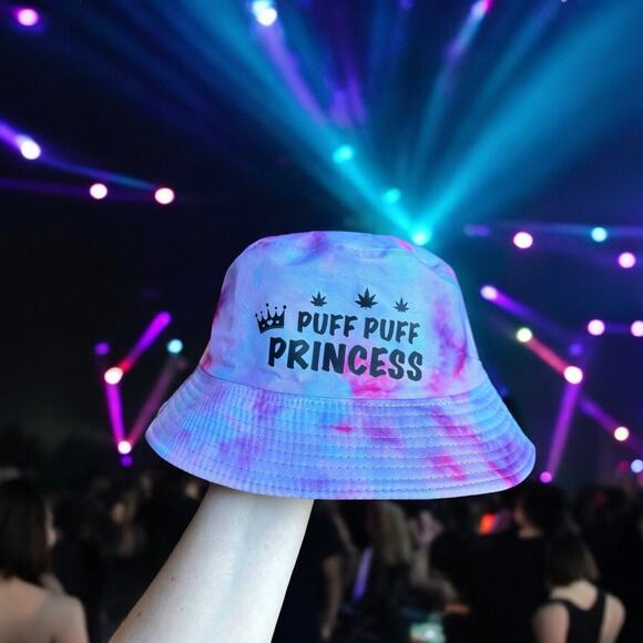 Puff Puff Princess Rainbow Bucket Hat - Picture 1 of 2